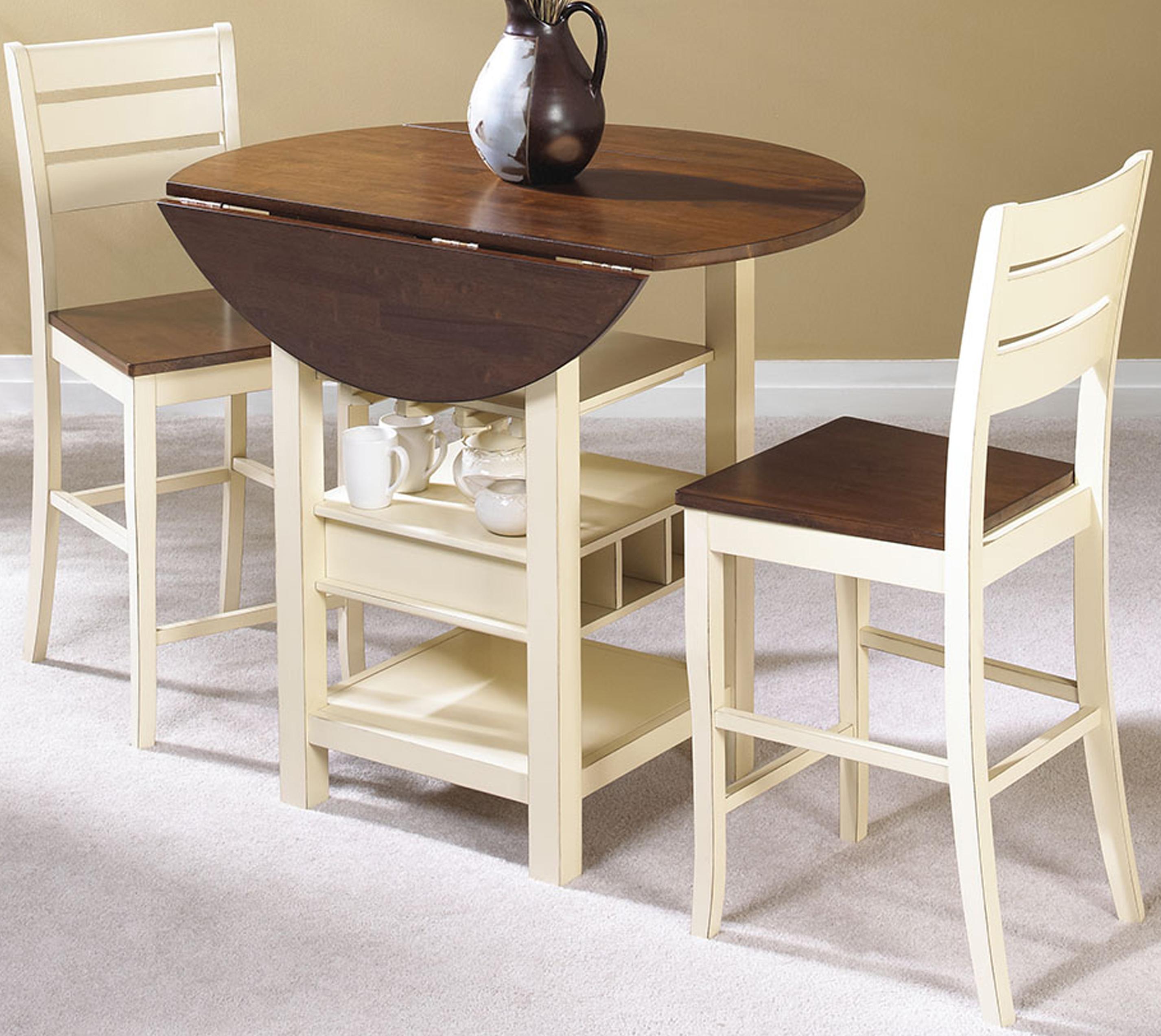 Cramco Inc Cascade A7007 68 Drop Leaf Pub Table Corner